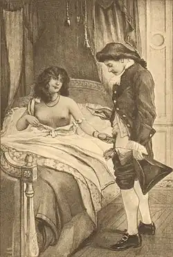Illustration V: Fanny emboldens William, Édouard-Henri Avril, 1907
