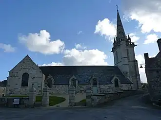 The church of Saint-Florent, in Plufur