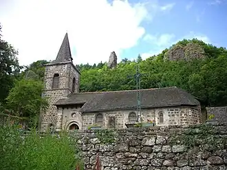 The church of Saint-Pardoux in Laroquevieille