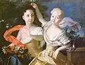 Anna with her sister, Grand Duchess Elizabeth