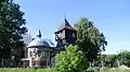 Church and bell tower of the St. Archangel Michael catholic church