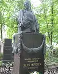 The writer Lesya Ukrainka's grave