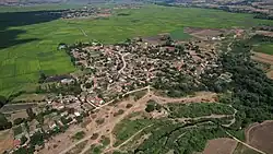 Air view of the village