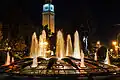 The Clock Tower at night.
