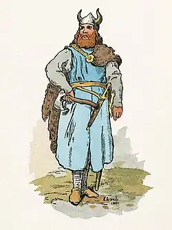 Full-length portrait of Duke Žvelgaitis