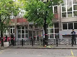 Photo of the Vladislav Ribnikar Elementary School, taken in May 2023