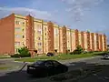 Soviet built tower block in Bolderāja