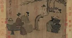 A Literary Garden (文苑图 Wenyuantu)