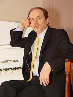 During a concert in Great Hall of Moscow Conservatory, 2006