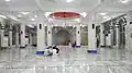 The interior of the mosque in May 2019