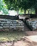 Stairs to main site at Kuladiya Pokuna