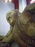 Inclined Buddha statue