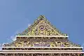 Gable of an vihara in Chinese architecture