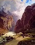 Darial Gorge, before 1919