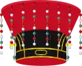 Eight-chained crown.