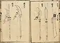 A ji dao on the left from the Wujing Zongyao