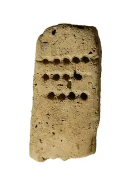 'Enigmatic tablet', associated with metallurgical activities[221]