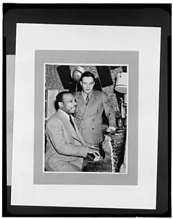 Portrait of Count Basie and Bob Crosby, Howard Theater, Washington, D.C., 1941.