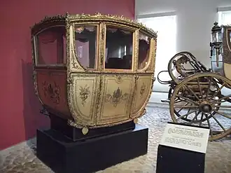 Carriage Box,, decorated by, Francisco Pedro do Amaral
