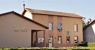 The town hall in Mons