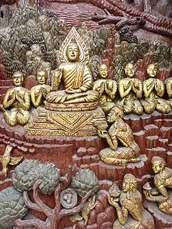 Buddha preaching
