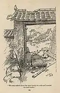 The gateway after the fire-fight