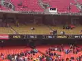 Empty seats at Arrowhead Stadium