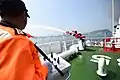 Water cannon aboard CG 135 Pingtung
