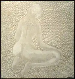 Kneeling Nude (1961), oil