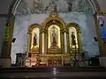 Church altar and reredos
