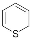 Structure of thiopyran