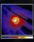 Comet Halley by Pioneer Venus Orbiter on February 11, 1986