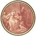 Abelard and Eloise Surprised by Fulbert, after Angelica Kauffman, 1778