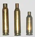 Left to right - .223 Rem, .17 Rem, .17 Fireball
