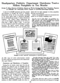 NELA distributes twelve million pamphlets in ten months June 1921 NELA Bulletin