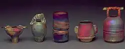 five jewel pots