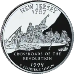 New Jersey quarter dollar coin