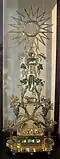 Late 18th to early 19th century 1,30 metres monstrance, Asilo de Inválidos Militares de Runa, Portugal