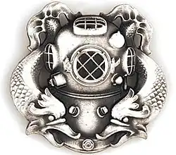 First class diver badge