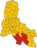 Location of Kampong Rou District