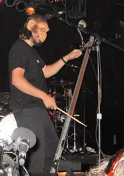 Les Claypool playing the Whamola