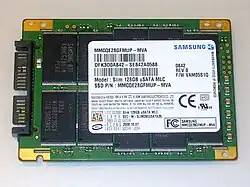 Samsung 128 GB micro SATA solid-state drive