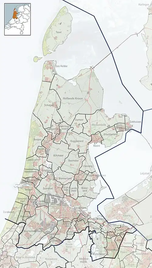 Cruquius is located in North Holland