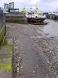 Hog Lane Stairs and causeway (centre right)