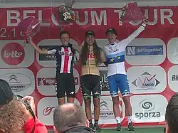 Final podium: 2. Winder 1. Koster 3. Vos