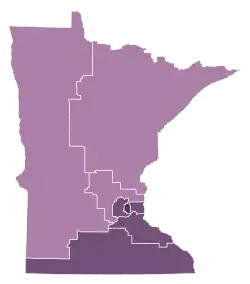 Congressional district results for Jesson v. Brown Jesson: &nbsp;&nbsp;&nbsp;&nbsp;&nbsp;50–60% &nbsp;&nbsp;&nbsp;&nbsp;&nbsp;60–70% &nbsp;&nbsp;&nbsp;&nbsp;&nbsp;70–80%