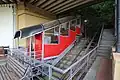 Renovated car in the valley station in 2018