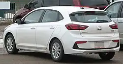 Rear view (hatchback) (Canada)