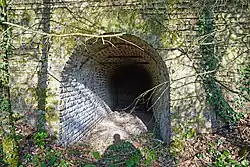 The underground access gallery.