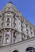 Facade of the hotel